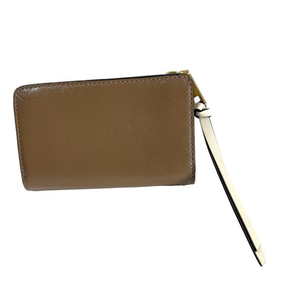Marc Jacobs* Brown Bi-Fold Zippered The Snapshot Compact Wallet Women’s - Picture 6 of 11